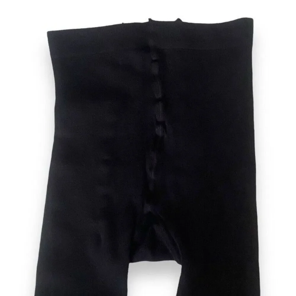 Calzedonia Maternity Tights Size S Modal Cashmere Blend Black Opaque Full Toe